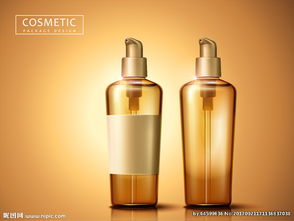 矢量化妆品与护肤品瓶型图片在计算机设计中的应用与优势